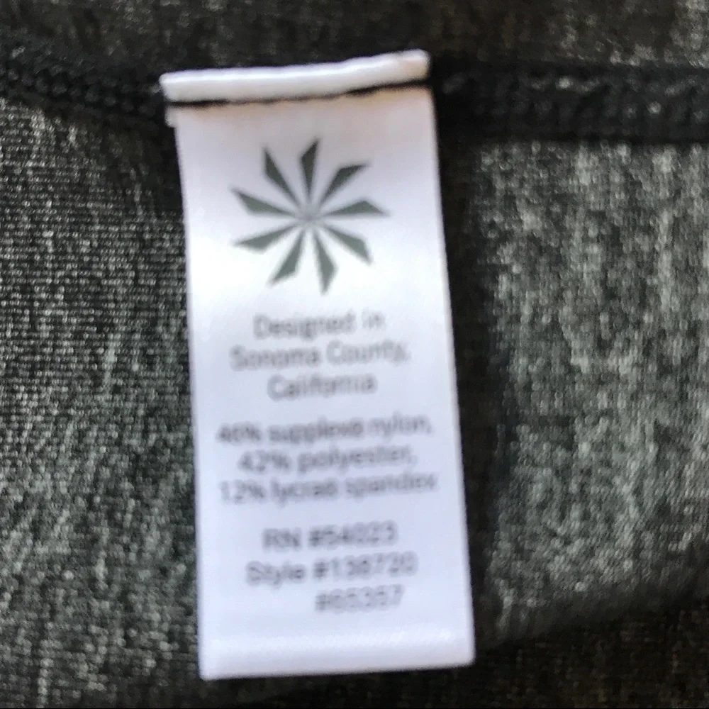 Athleta bomber jacket gray black size M - Picture 6 of 8